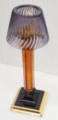 1 x BALDI 'Home Jewels' Italian Hand-crafted Artisan Candle Stick & Shade **Original RRP £1,230**