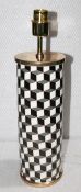 1 x JONATHAN ADLER 'Carnaby' Designer Porcelain Table Lamp - Original Price £420 *Read Description*