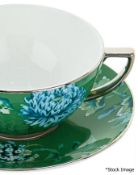 1 x JASPER CONRAD / WEDGWOOD 'Chinoiserie' Teacup And Saucer Set - Original Price £125.00 - Boxed