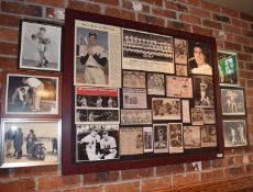 1 x Large Framed Montage Featuring American Sportsmen + 6 x Smaller Pictures  - CL804 - Ref: SFB -