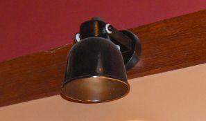 10 x Adjustable Spot Lights With a Black Finish