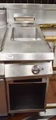 1 x ANGELO PO Commercial Stainless Steel Chip Scuttle - 240V - From a Popular Italian-American Diner