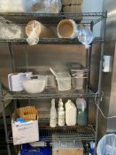 1 x Tall Freestanding Shelf Unit With Contents As Shown - Ref: BGC037 - CL807 - Covent Garden,