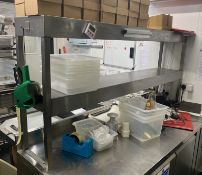 1 x 2-Tier Heated Servery Shelf - Ref: BGK012 - CL806 - Kentish Town, LondonCollection Details: