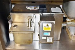 1 x Grease Guardian Grease Trap With Digital Panel and Stainless Steel Finish - H30 x W50 cms