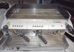 1 x Gaggia 2 Group Commercial Espresso Coffee Machine - Model GD 2GR - Dimensions: H50 x W73 x D57
