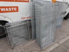 Large Assortment of Vogue Wire Kitchen Shelving - JMCS999 - CL723- Location: Altrincham WA14Includes