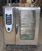 1 x Rational SCC101 6 Grid 3 Phase Combi Oven - Dimensions: H104 x W85 cms - Ref: HON121 E8 -