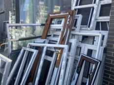 Quantity of Glass, UPVC Window Frames, Doors, Glass and Complete Double Glazing Units
