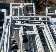 Quantity of Glass, UPVC Window Frames - Please See Photographs - Various Types and Sizes