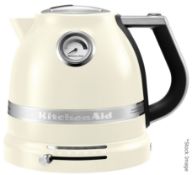 1 x KITCHENAID Artisan Dual Wall Kettle In A Pale Cream - Capacity 1.5L - Original Price £179.99 -