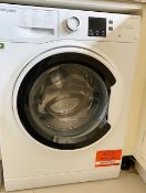 1 x Hotpoint NSWA 963C Freestanding Front Loading 9kg 1600rpm Washing Machine - RRP £349 - CL011 -