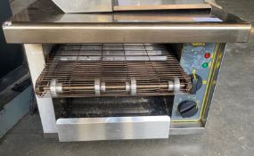 1 x Roller Grill Table Top Conveyor Toaster