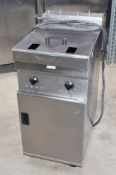 1 x Valentine Evo Twin Tank Electric 3 Phase Fryer - Model: V2200T - RRP £4,300!