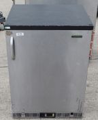 1 x Gamko Schema Backbar Bottle Cooler With Solid Door - Dimensions: H84 x W60 x D50 cms