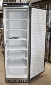 1 x Polar CD083 Upright Freezer With Stainless Steel Exterior - Dimensions: H185 x W60 x D60 cms