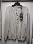1 x Alpha Studio Grey Cashmere Mix Alpha Studio 2 Piece - Size: 20 - Material: 70% Wool, 30%