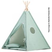 1 x Wigiwama Minty Green TeePee Set - New/Boxed