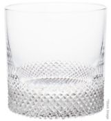 1 x RICHARD BRENDON 'Diamond Double' Old Fashioned Mouth-Blown, Hand Cut Luxury Tumbler - RRP £85.00