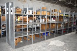 9 x Bays of Dexion Pro-Store Warehouse Shelving - Metal Construction - Easy To Assemble - H210 x