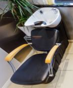 1 x Hair Washing Backwash Shampoo Basin Chair - Recently Removed From A Boutique Hair Salon - Ref: