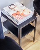 4 x Items Of Salon Furniture Including A Pair Of Stylists Trolleys, Table and Stool  - Recently