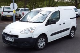 2015 Peugeot Partner L1 Diesel 850 S 1.6 Hdi 92 5 Door Van - CL505 - Location: Corby, Northamptonshi