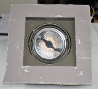 13 x Halo Frameless Directional Single Spotlight Fittings With LED Halogen Bulbs
