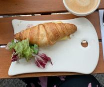 43 x Ceramic Serving Boards For Deserts, Pastries, Cheeses and More - Size: 27 x 17 cms