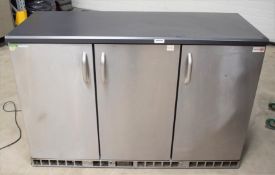 1 x Gamko Three Door Backbar Bottle Cooler - Type: MXC25315RG310