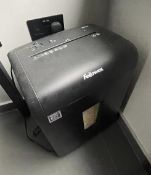 1 x Fellowes Office Paper Shredder