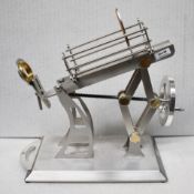 1 x Biber Prost Port Decanting Cradle / Wine Pourer - Dimensions: H58 x W58 x D30 cms