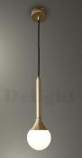 4 x Hand Made 'Petite' Suspension LED Ceiling Lights By Delight Lighting