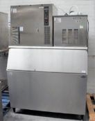 1 x Scotsman Ice Machine With Modular MXG438 Cube Maker, Modular MF36 Flaker & Follet Twin Ice Bin