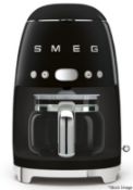 1 x SMEG Drip Filter Coffee Machine - Original Price £199.00 - Boxed Ex-display Item - Ref: HAS701/