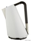 1 x BUGATTI Easy Vera Designer Kettle In White - Original Price £199.00