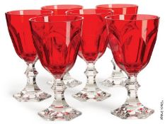 Set of 6 x MARIO LUCA GIUSTI  Dolce Vita High Wine Glasses (250ml) - Original Price £133.00 - Unused