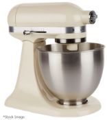 1 x KITCHENAID Artisan Mini Stand Mixer (3.3L) - Original Price £399.00 - Colour: Almond Cream -