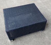 1 x Dark Rattan Footstool