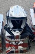 1 x Wolf Sport Bike Racing Helmet - Size: Small - Colour: Black - New and Unused