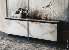 1 x CATTELAN ITALIA 'Europa Keramik' Luxury 2.3-Metre Marbled Sideboard - Original Price £6,479