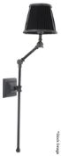 1 x EICHHOLTZ 'Brunswick' Luxury Wall Lamp With A Black Bronze Finish - Original Price £515.00