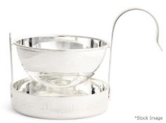 1 x HARRODS Branded Silver-Plated Revolving Tea Strainer - Unused Boxed Stock