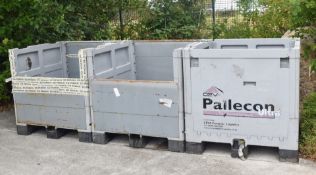 3 x Pallet Storage Boxes