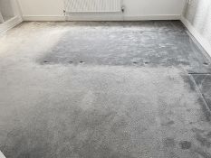 1 x Premium Fitted Bedroom Carpet In Grey (3.9 x 4m) - Ref: REAR-BD/1stFLR - CL742