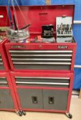 1 x Sealey Mobile Tool Chest With Contents as Pictured