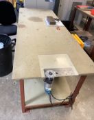 1 x Heavy Duty Workbench With Makita RT0700CX4 1/4