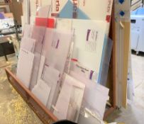 1 x Large Quantity of Plastic Sheeting Stock, Off Cuts, Pre-made Products, Wire, Strips and Other