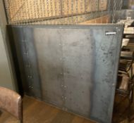 3 x Industrial Style Restaurant Partition Walls With Suspended Chains - Steel Construction