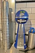 1 x Shmoo Milkshakes Commercial Spindle Drinks Mixer Plus Approx 20 Stainless Steel Cups & Scoop
